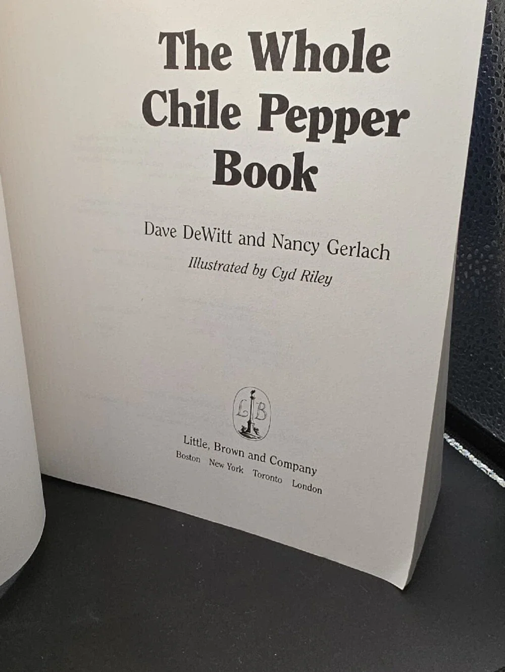 The Whole Chile Pepper Book — Cookbook in Red & Green, 373 Pages